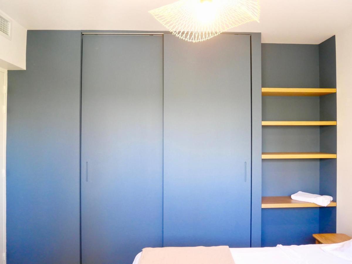 South-Of-France T2 Neuf Haut De Gamme, Climatise, Parking Gratuit, 2Eme Ligne Balcon カルノン・プラージュ エクステリア 写真